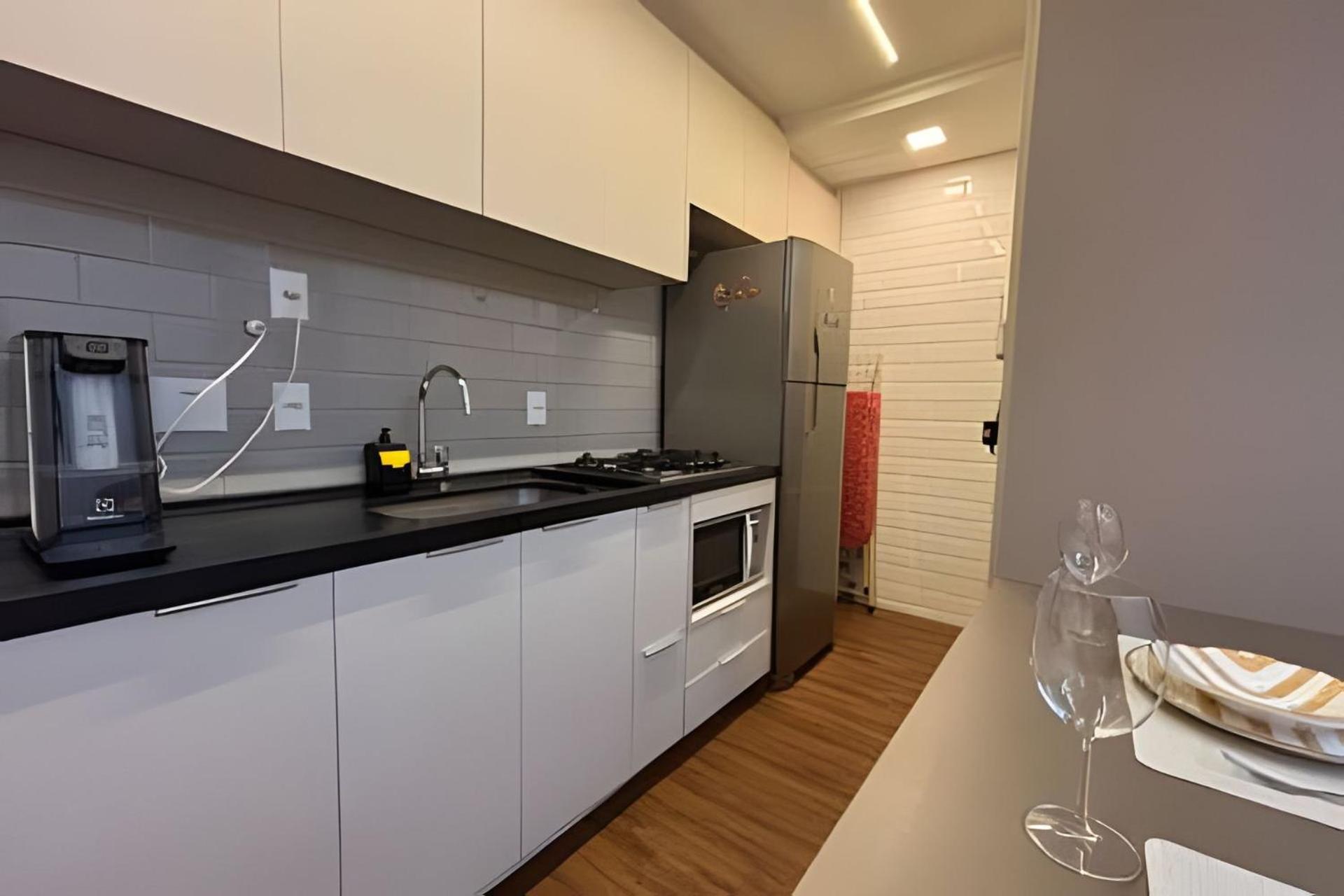 Apartamento Flat Vista Parque Cozinha Completa